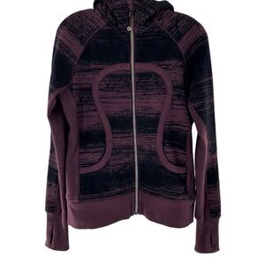 Lululemon Full Zip Scuba-Purple and Black